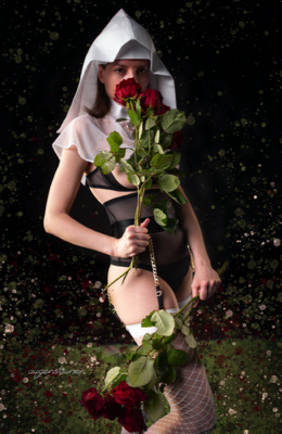 Olesya Logan nun rose IV by augenstauner